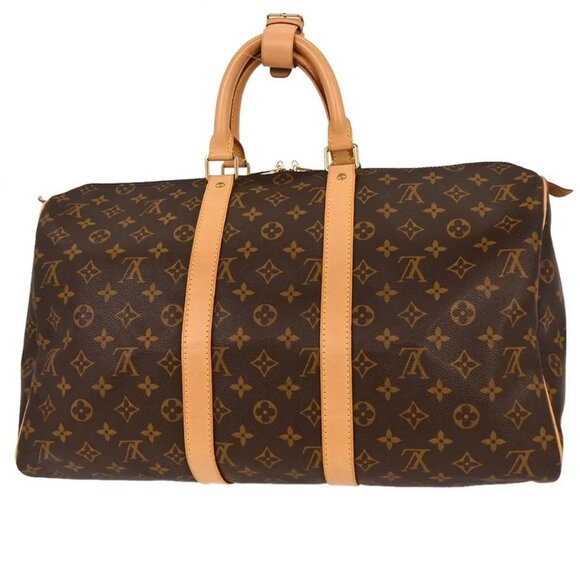 Louis Vuitton Monogram Keepall 45 Duffle Handbag M41428 TH0043 155273 - Picture 2 of 10